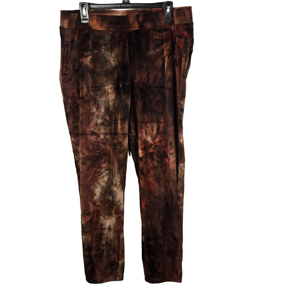 beachlunchlounge Cairo Pants XL Acid Wash Tie-Dye NEW HIPPIE BOHO GYPSY Velvety